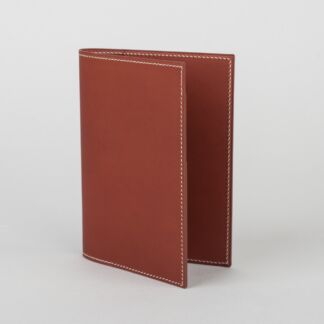 Cognac Passport Holder
