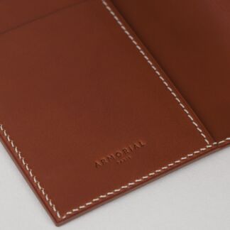 Cognac Passport Holder
