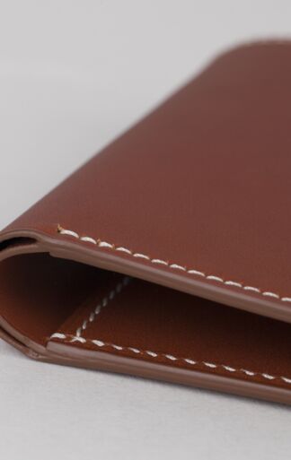 Cognac Leather Cardholder bi-fold