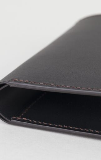 Black Leather Cardholder bi-fold
