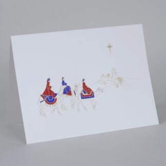 Carte de Noël, les Rois Mages