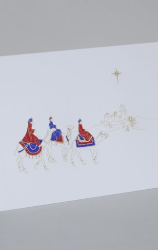 Carte de Noël, les Rois Mages