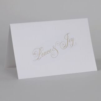 Carte de Noël, Joie et Paix