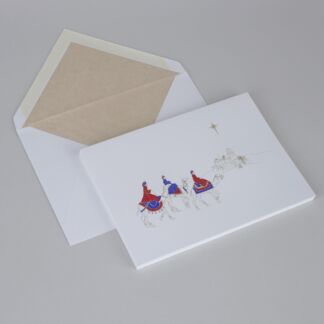 Carte de Noël, les Rois Mages