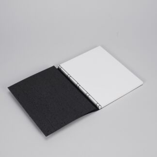 Notebook A5 Brasilia Black silver guilding