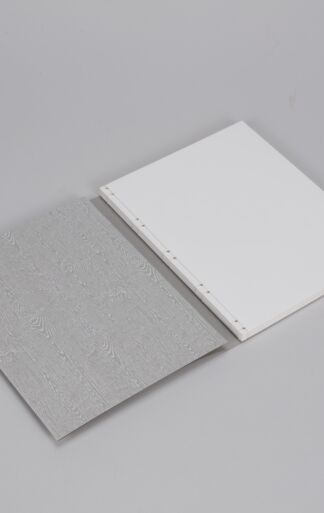 Notebook A5 Brasilia Grey silver guilding