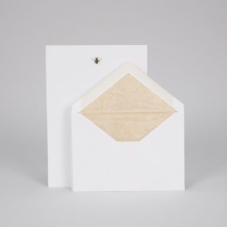 Feuilles A5 gravées d'une abeille