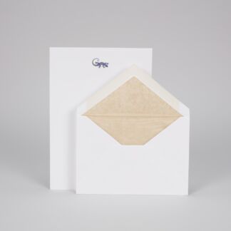 Feuilles A5 gravées d'une salamandre