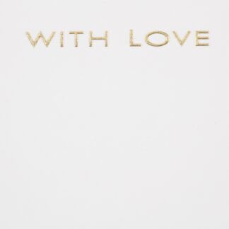 Coffret cartes de correspondance with love - thank you