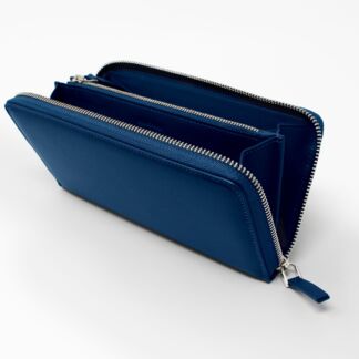 TOUT EN UN CUIR LISSE - BLEU NAVY