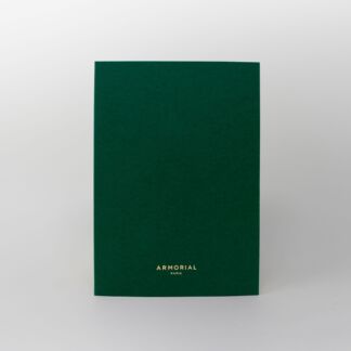 BLOC NOTE A5 LIGNE - VERT FONCE