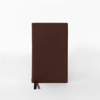 CARNET CUIR A6 - MARRON FONCE