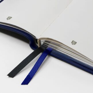 CARNET CUIR A6 - BLEU NAVY