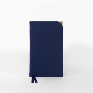 CARNET CUIR A6 - BLEU NAVY