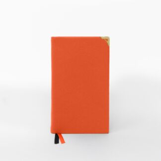 CARNET CUIR A6 - ORANGE