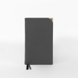 CARNET CUIR A6 - GRIS
