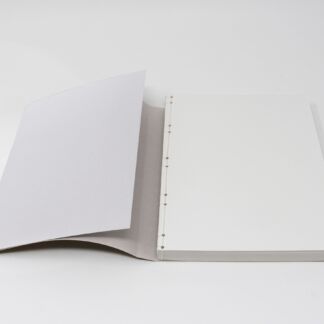 CARNET A5 COUTURE JAPONAISE - FACON CUIR BLANC