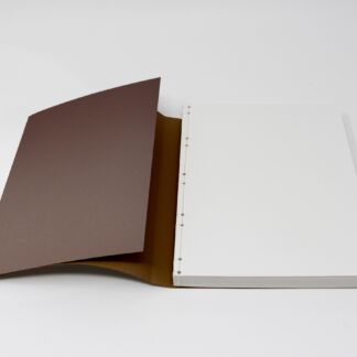 CARNET A5 COUTURE JAPONAISE - IRISE MARRON