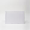 BLOC NOTE A5 VERTICAL - FACON CUIR BLANC