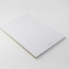 BLOC NOTE A5 VERTICAL - FACON CUIR BLANC
